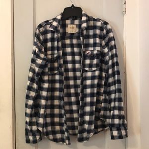 Hollister Blue Flannel